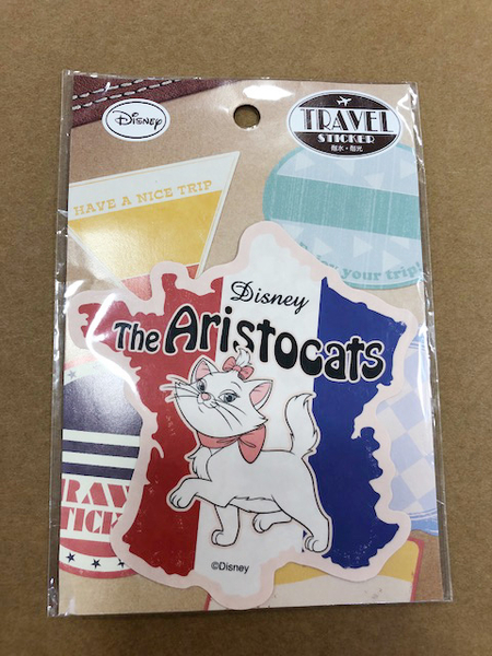 【震撼精品百貨】The Aristocats Marie 迪士尼瑪莉貓~行李箱貼紙-造型34614