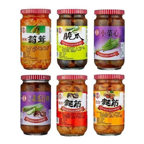 金蘭醬菜系列(鮮嫩筍茸/脆瓜/小菜心/香菇素瓜仔肉/香菇麵筋/花生麵筋)(350-396G/罐)【愛買】 product thumbnail 2