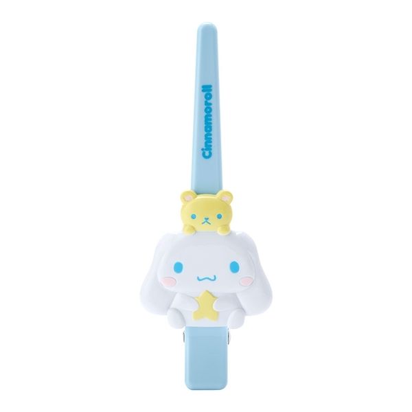 【震撼精品百貨】大耳狗_Cinnamoroll~日本三麗鷗SANRIO 大耳狗造型塑膠長髮夾 鴨嘴夾(藍 玩偶)*34895