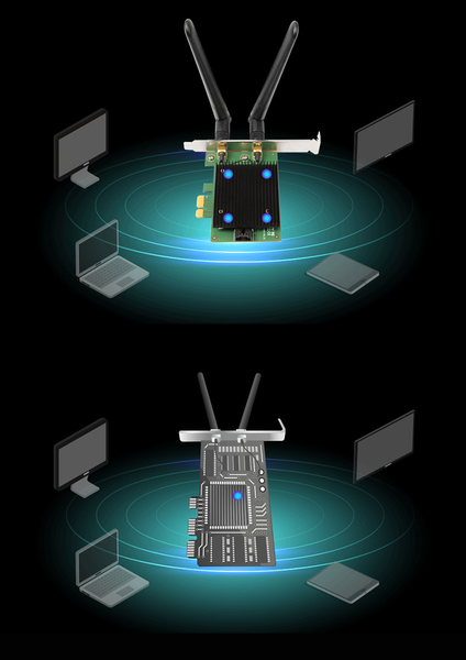 EDIMAX 訊舟 EW-7833AXP AX3000 Wi-Fi 6 + Bluetooth 5.0 PCIe 無線網路卡 product thumbnail 6