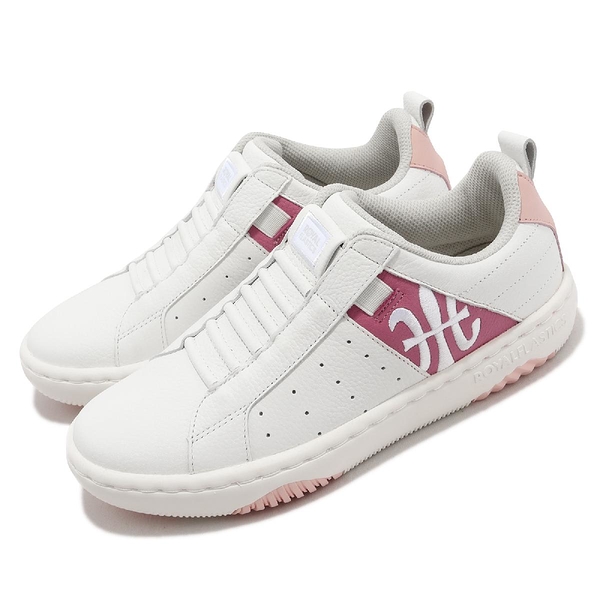 Royal Elastics 休閒鞋 Icon 2.0 白 粉紅 女鞋 彈力帶 超跑大底 【ACS】 96522-001