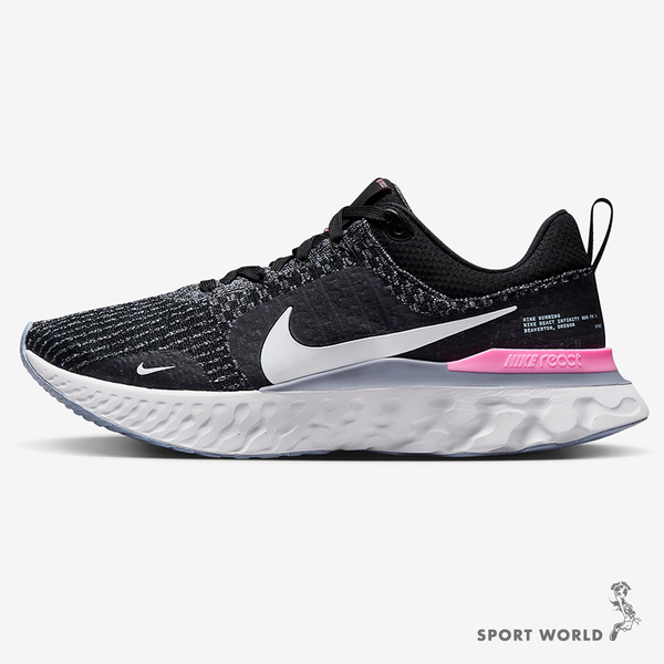 Nike Infinity React 3 男鞋 慢跑鞋 柔軟 支撐 緩震 黑灰【運動世界】DZ3014-001 product thumbnail 2