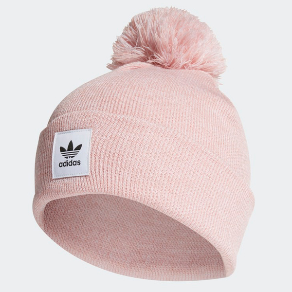 ★現貨在庫★ Adidas Mélange Bobble Beanie 毛帽 保暖 毛球 粉【運動世界】ED8032