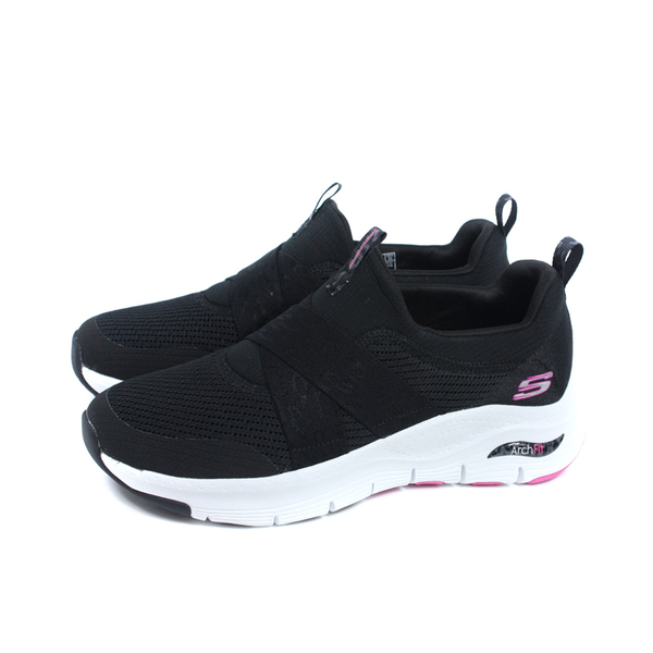 SKECHERS ArchFit 運動鞋 懶人鞋 女鞋 黑色 149717BKHP no460