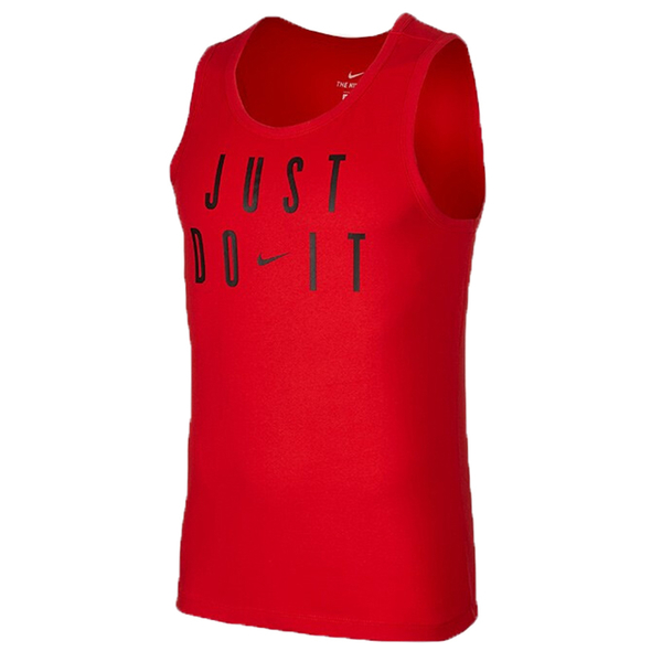 NIKE S M NK DRY TANK DFC 男裝 背心 慢跑 透氣 休閒 基本 紅 【運動世界】 BQ1914-657