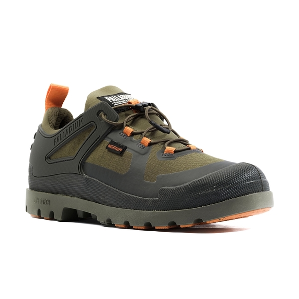 PALLADIUM PAMPA OX L+ CAGE WP+ 快穿 輕量 低筒防水靴 穿搭 男 墨綠 08846325 product thumbnail 2