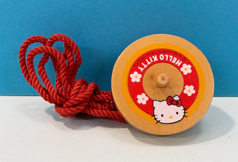 【震撼精品百貨】Hello Kitty 凱蒂貓~三麗鷗 KITTY木製陀螺玩具*30705