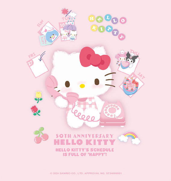 impact 怡寶 兒童後背包 Hello Kitty 50週年款 三麗鷗 小款 雙肩包 外出包 IMQKT004 得意時袋 product thumbnail 3