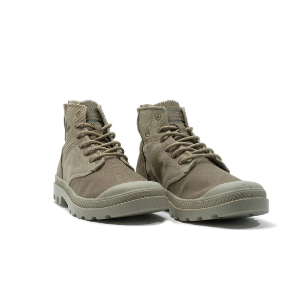 PALLADIUM PAMPA HI RE GENERATE 帆布 高筒 有機棉 休閒軍靴 79128-308 綠色 product thumbnail 4