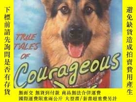 二手書博民逛書店True罕見Tales of Courageous Dogs-勇敢狗的真實故事Y346464 mattern-