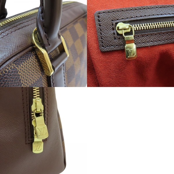 LOUIS VUITTON LV 路易威登 棕色 棋盤格帆布 Brera 手提包 金扣 N51150 【二手名牌BRAND OFF】 product thumbnail 10