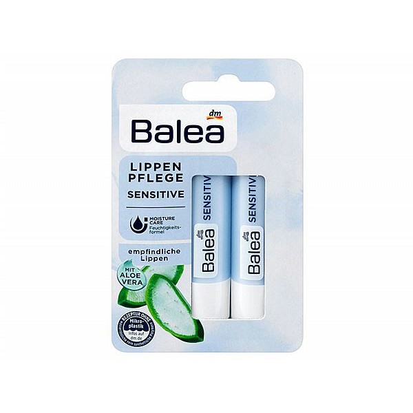 德國 Balea 蘆薈無色保濕潤澤護唇膏(4.8gx2入) 德國dm【小三美日】 product thumbnail 2