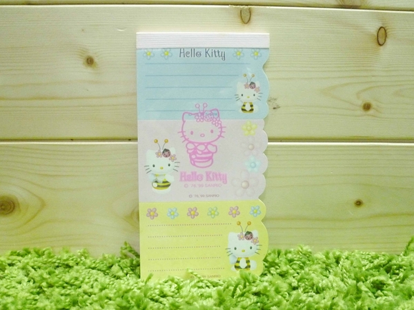 【震撼精品百貨】Hello Kitty 凱蒂貓~造型便條紙-三折便條-蜜蜂圖案【共1款】
