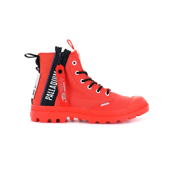 PALLADIUM PAMPA HI TTE 男女款 橡膠大底 拉鏈 橘紅色 77357800 product thumbnail 5