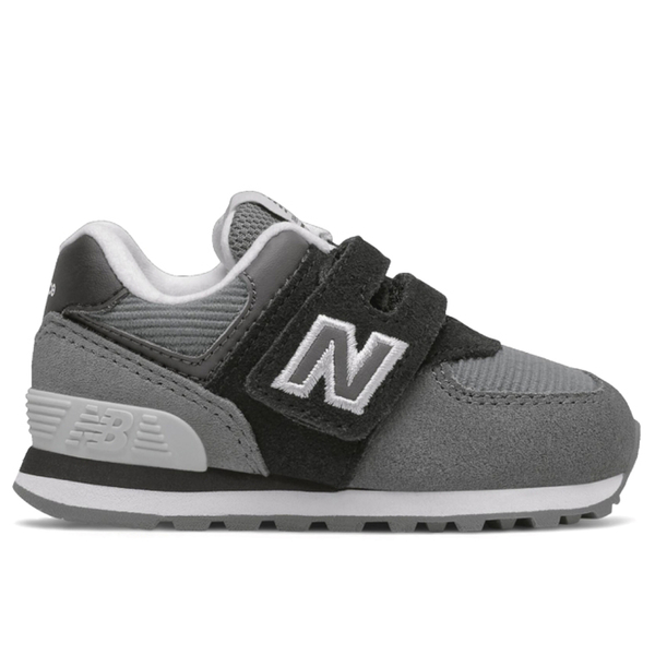 New Balance 574 W 童鞋 小童 休閒 慢跑 麂皮 復古 黑 灰【運動世界】IV574WR1