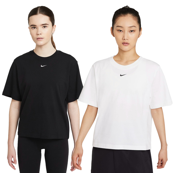 【下殺】Nike 女裝 短袖上衣 純棉 寬鬆 厚磅 黑/白【運動世界】DD1238-010/DD1238-100 product thumbnail 2