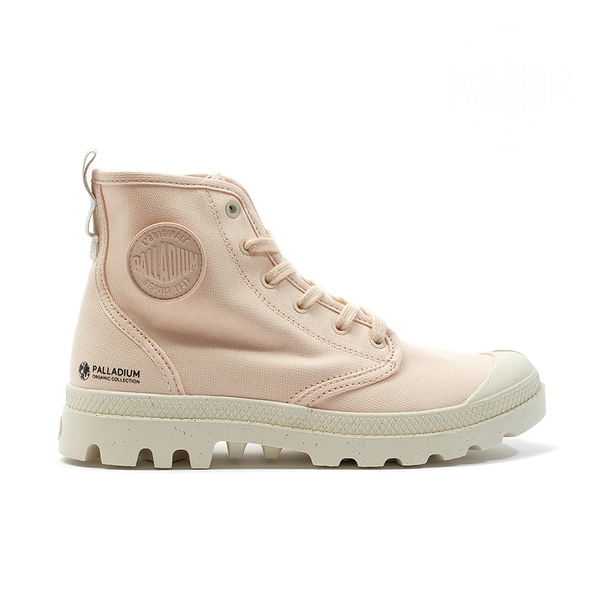 PALLADIUM PAMPA HI ZIP ORGANIC 拉鍊 有機棉 休閒靴 休閒 79101-868 淡粉色