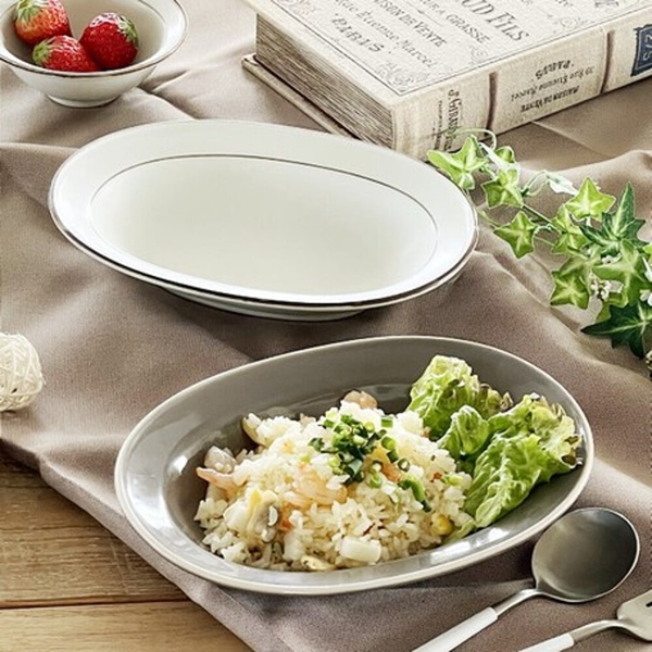 日本製 陶瓷盤 橢圓餐盤 餐盤 咖哩盤 盤子 盤 日式餐盤 日式碗盤 碗盤器皿 甜點盤 點心盤