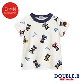 DOUBLE_B 日本製 小黑熊滑板車短袖T恤