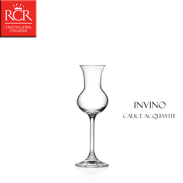 義大利RCR INVINO系列 Calice Acquavite 品酒杯 72ml 水晶高腳杯 Grappa 葛芮帕