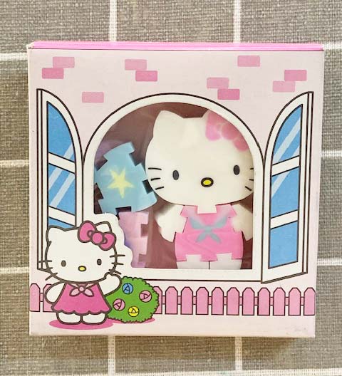 【震撼精品百貨】Hello Kitty 凱蒂貓~橡皮擦-拼圖*01600 product thumbnail 4