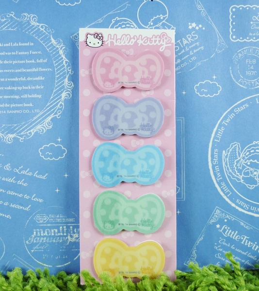 【震撼精品百貨】Hello Kitty 凱蒂貓~霧面便利貼~彩色緞帶【共1款】