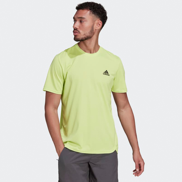 Adidas D4M 男裝 短袖 T恤 訓練 健身 吸濕排汗 下擺加長 側開岔 綠【運動世界】HF7218 product thumbnail 3