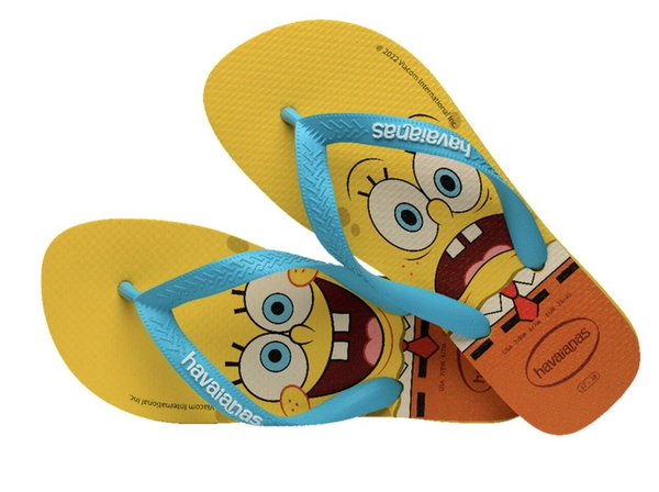 havaianas 哈瓦士 巴西人字拖 男款 Spongebob 海綿寶寶 海灘鞋 拖鞋 夾腳拖【南風百貨】 product thumbnail 3