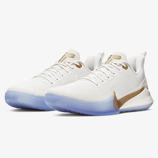 NIKE Mamba Focus Metallic Gold 男鞋 籃球 冰底 金勾 緩震 白金 【運動世界】 AJ5899-004 product thumbnail 2