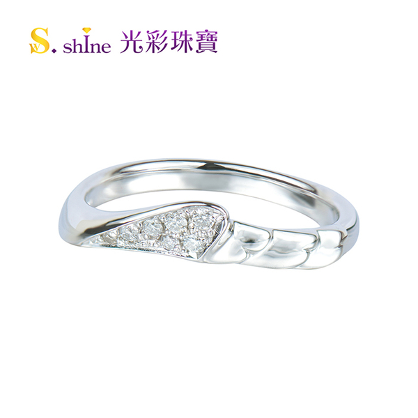 【光彩珠寶】婚戒 日本鉑金結婚戒指 對戒 雙宿雙飛 product thumbnail 4