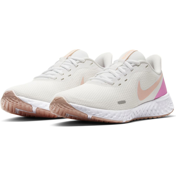 NIKE Revolution 5 女鞋 慢跑 訓練 輕量 網布 透氣 米色【運動世界】BQ3207-103