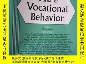 二手書博民逛書店Journal罕見of Vocational Behavior