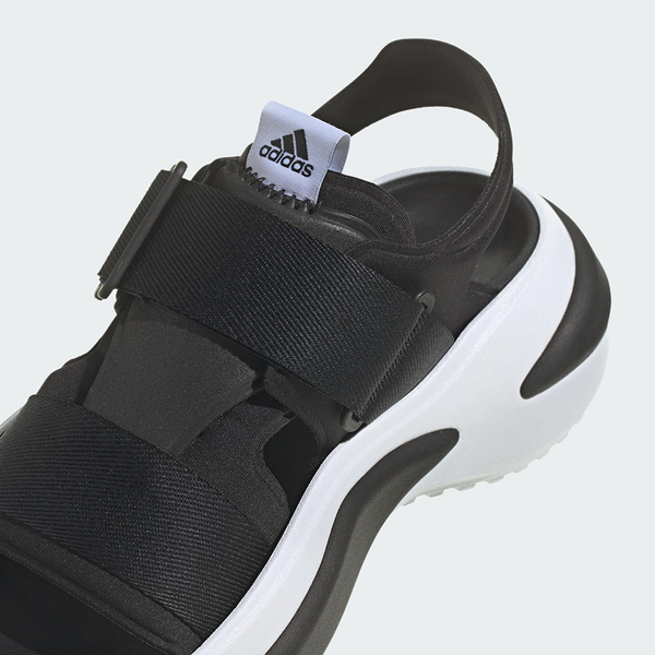 adidas MEHANA 厚底 增高 涼鞋 女 穿搭 夏日 IF7365 黑白 product thumbnail 5
