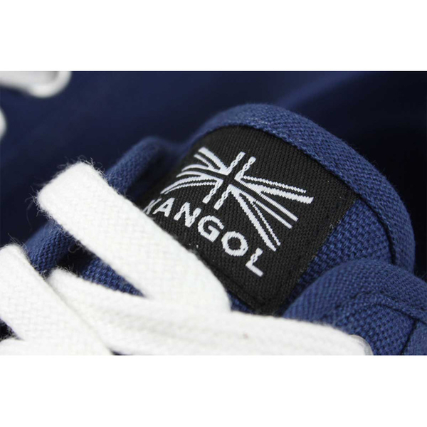 KANGOL 休閒鞋 餅乾鞋 帆布 女鞋 深藍色 厚底 6952200180 no030 product thumbnail 4