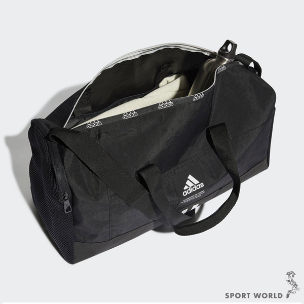 Adidas 健身包 旅行袋 手提袋 拉鍊夾層 可調式加厚背帶 黑【運動世界】HC7272 product thumbnail 5
