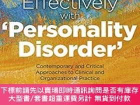 二手書博民逛書店英文原版Working罕見Effectively with Personality Disorder : Con