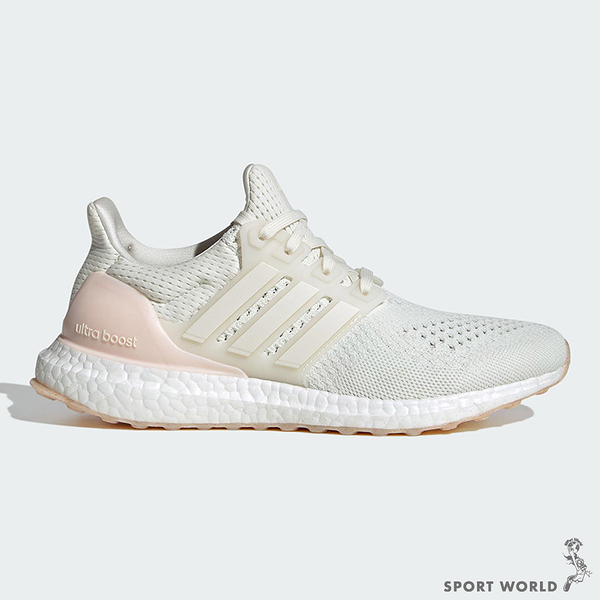 Adidas 女鞋 慢跑鞋 避震 包覆 ULTRABOOST 1.0 白粉【運動世界】IF5268