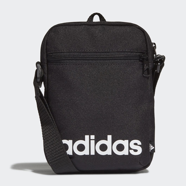 【現貨】ADIDAS ESSENTIALS 側背包 斜背包 拉鍊前袋 收納隨身物品 黑 【運動世界】GN1948 product thumbnail 2