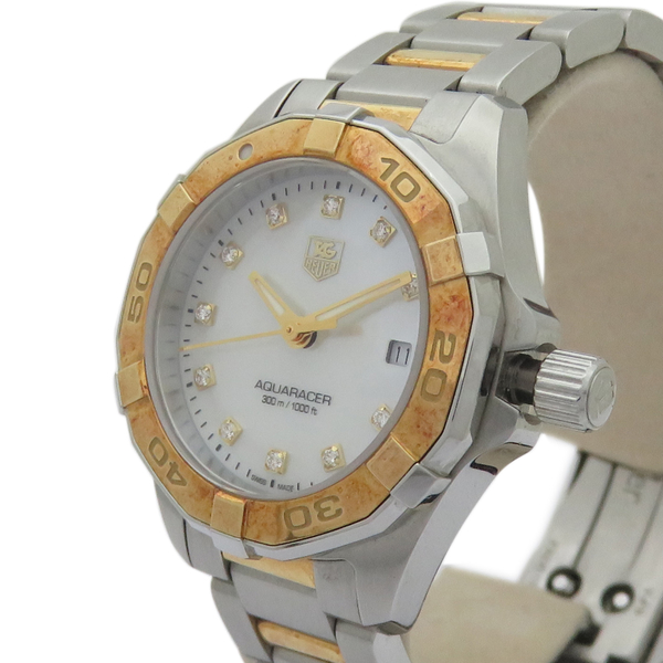 【二手名牌BRAND OFF】TAG HEUER 泰格豪雅【再降價】AQUARACER 競潛 腕錶 27mm WAY1451 product thumbnail 3