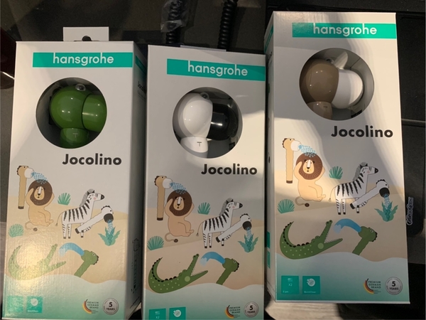 【麗室衛浴】德國HANSGROHE Jocolino 三段鳥頭綠色造型手持蓮蓬頭 28788570