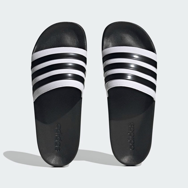 ADIDAS 愛迪達 ADILETTE SHOWER 拖鞋 男女鞋 情侶拖鞋 運動 白黑 GZ9508