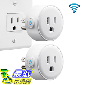 [106美國直購] WIFI智能插座 NPL750034 Wifi Smart Plug Mini GMYLE Smart Home Power Control Socket Remote Control