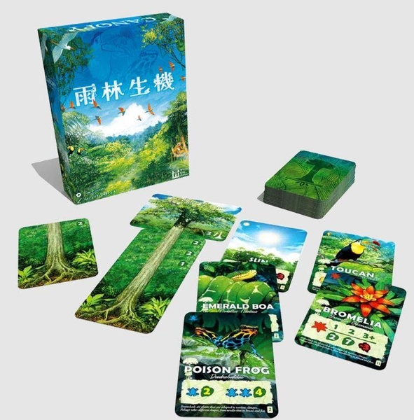 『高雄龐奇桌遊』 雨林生機 Canopy 繁體中文版 正版桌上遊戲專賣店 product thumbnail 3