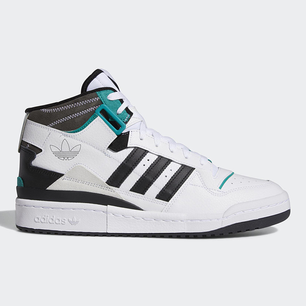 ADIDAS FORUM EXHIBIT MID 男鞋 休閒 高筒 復古 經典 皮革 白 黑【運動世界】H01921 product thumbnail 2