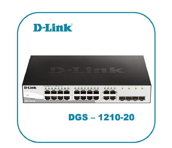 D-Link 友訊 DGS-1210-20 智慧型網管交換器(台灣製)