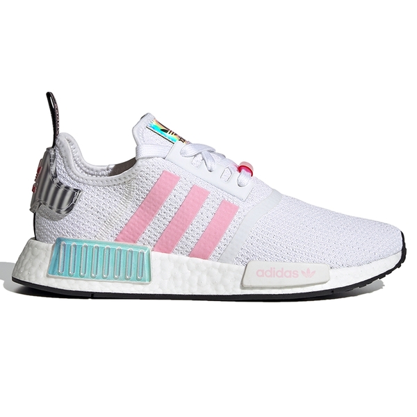 【現貨】Adidas NMD_R1 V2 女鞋 慢跑 休閒 襪套 BOOST 避震 白【運動世界】FZ3777 product thumbnail 2