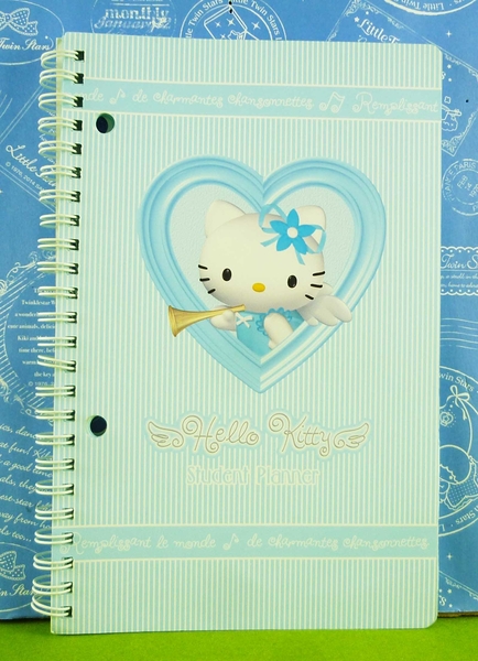 【震撼精品百貨】Hello Kitty 凱蒂貓~筆記本~藍天使【共1款】