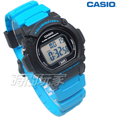 W-219H-2A2 卡西歐 CASIO 復古風格 圓型錶殼設計 電子錶 亮藍色 橡膠 男錶 W-219H-2A2VDF
