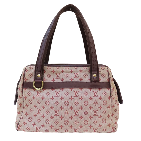 【二手名牌BRAND OFF】LOUIS VUITTON LV 路易威登 紅色 緹花帆布 手提包 金扣 M92314