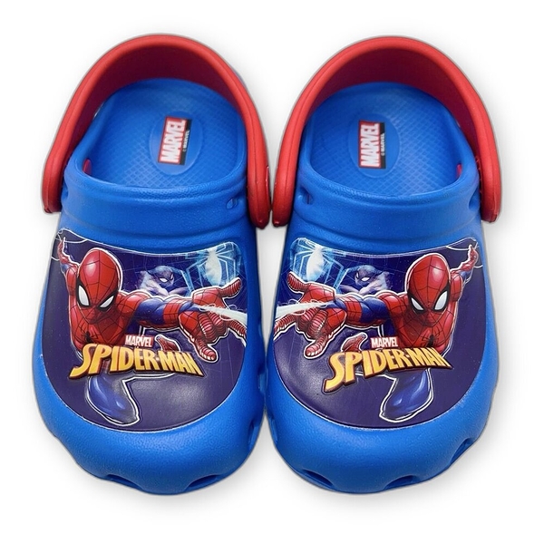 【菲斯質感生活購物】【限量特價!!】台灣製蜘蛛人布希鞋-藍色 男童鞋 中大童鞋 漫威英雄 大童鞋